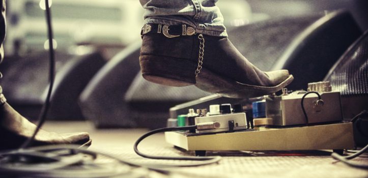 Cropped shot of a music artist's foot on a foot pedal. This concert was created for the sole purpose of this photo shoot, featuring 300 models and 3 live bands. All people in this shoot are model released.http://195.154.178.81/DATA/i_collage/pi/shoots/782610.jpg